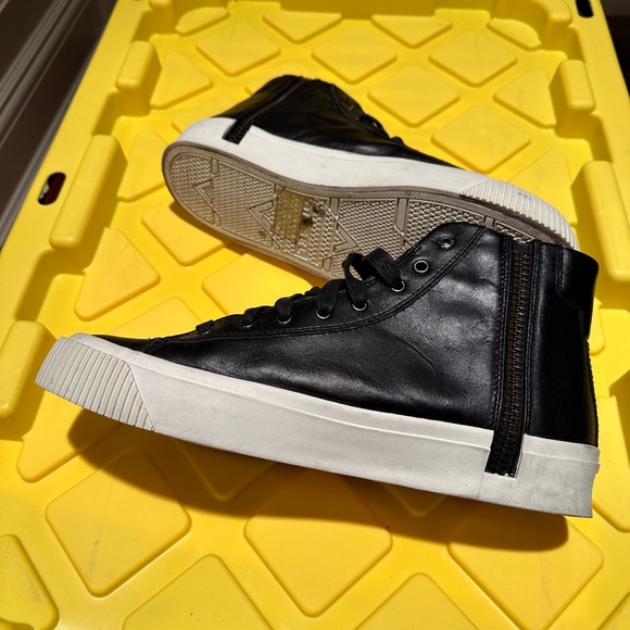 Men’s casual black diesel high top shoes - Picture 3 of 6